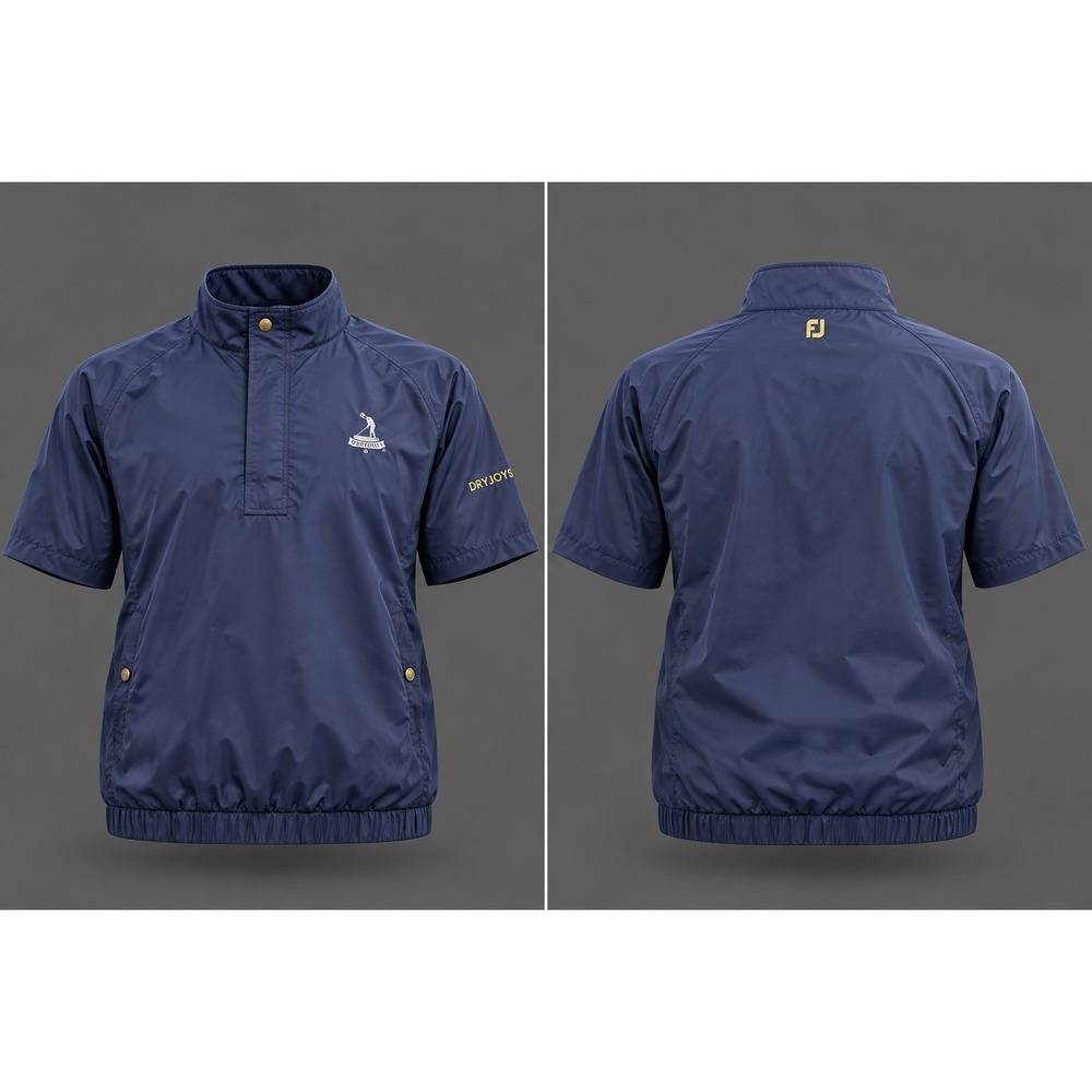 FootJoy DryJoys Tour Collection Pullover Mens xl Pinehurst 1895 Golf Jacket navy
